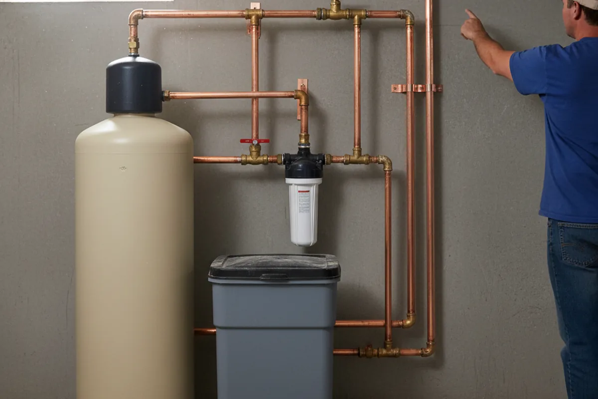 Whole-house water treatment system installed in Highland