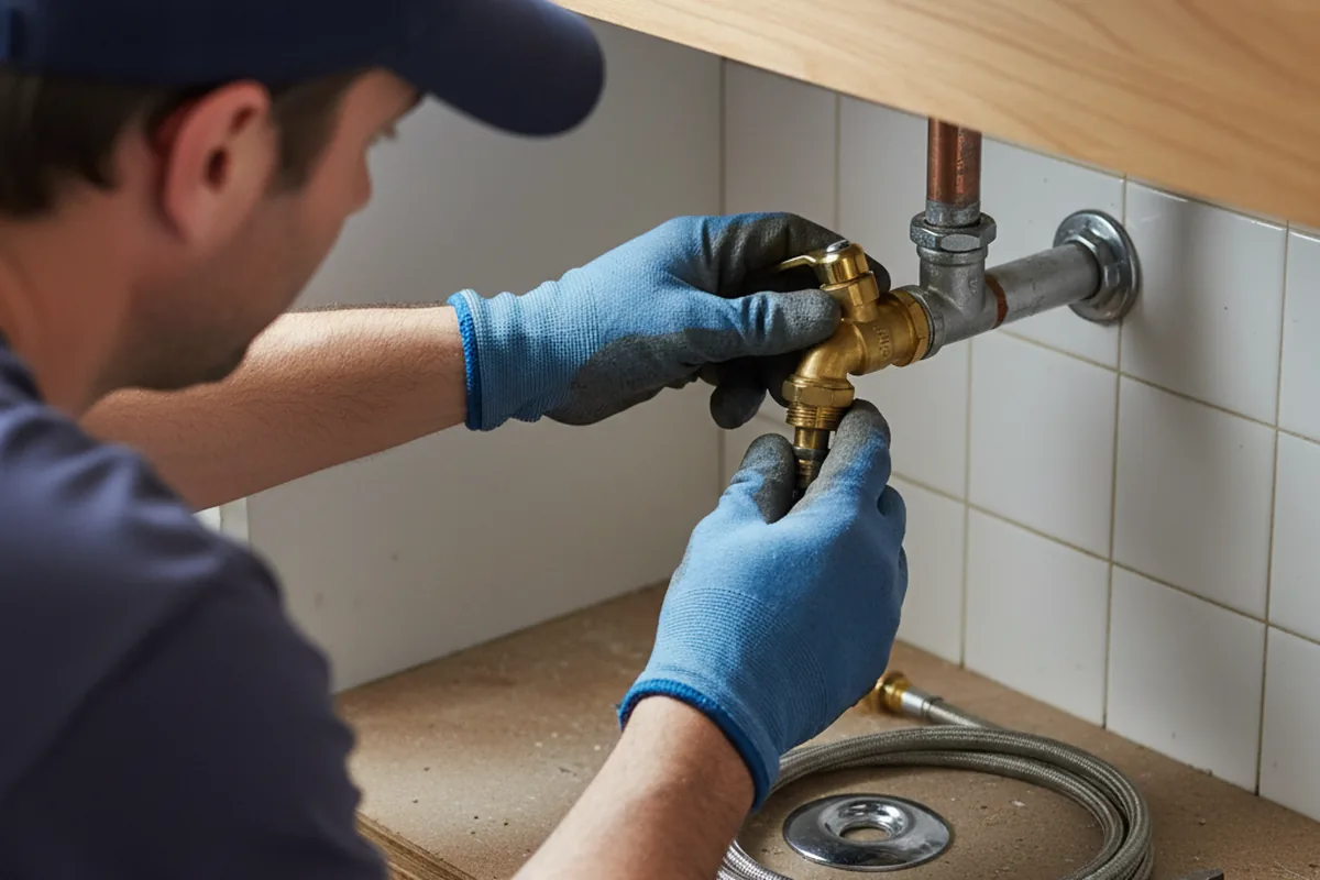 Shutoff valve and fitting work during Repiping in Highland